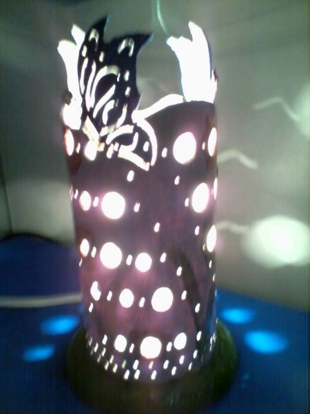 MINI LUMINARIA BOLAS E BORBOLETAS COM FLOR DE SAKURA LINDA
